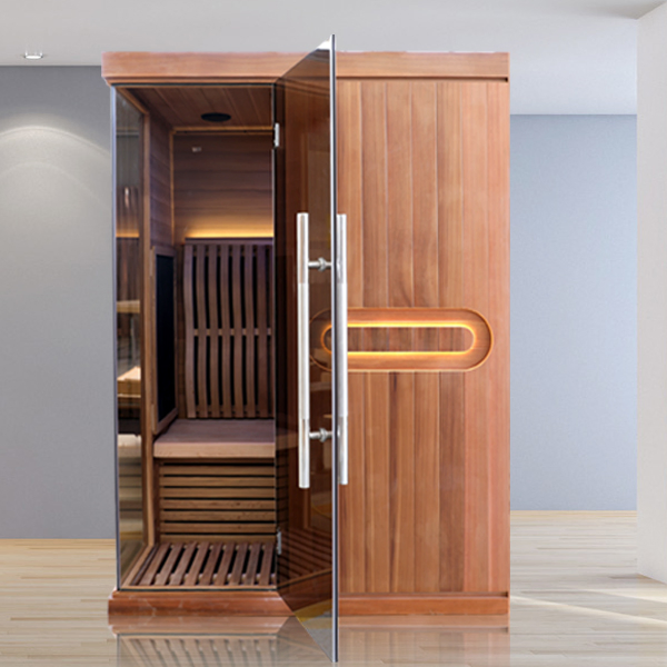Инфракрасная сауна для двоих из красного кедра