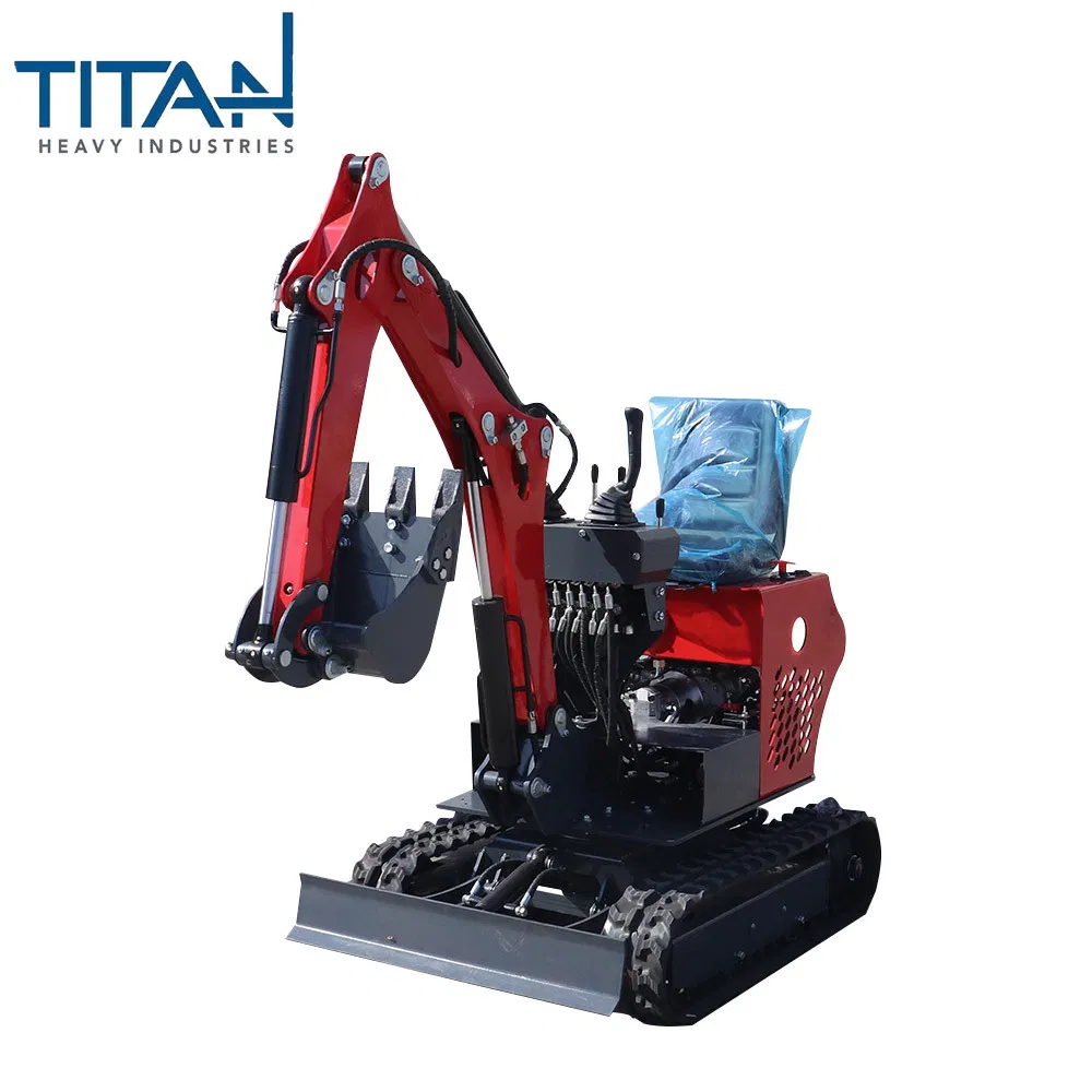 China Titan famous TE08  0.8ton mini crawler excavator at best price