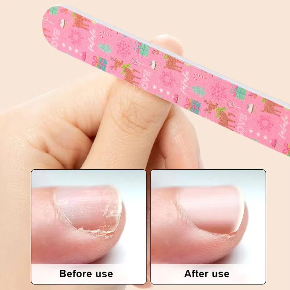 Grit 80/100/120/150/180/240 Double Sided Nails Care File Wholesale Nail Art Buffer Manicure Tool