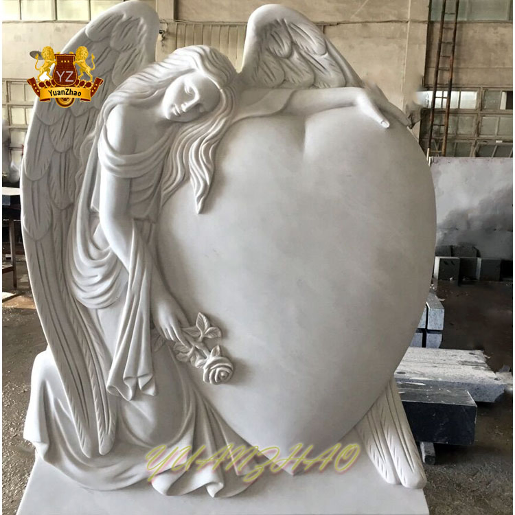 Solemn Hand Made Eternal Memorial Grave Yard Marble Tomb Stone