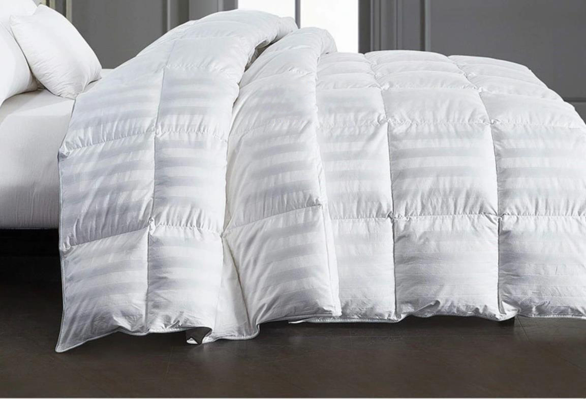 Nantong Elegant Hotel 1cm Satin Stripe Bed Linen Bed Sheet Bedding Set