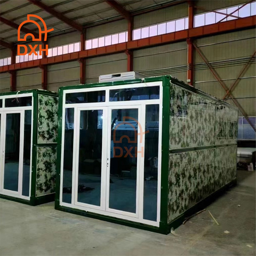 Customized Factory Prefab Home Prefab Foldable Office Dormitory Shcool Classroom Easily Installing Folding 20FT China Factory Prefab Foldable Container Houses