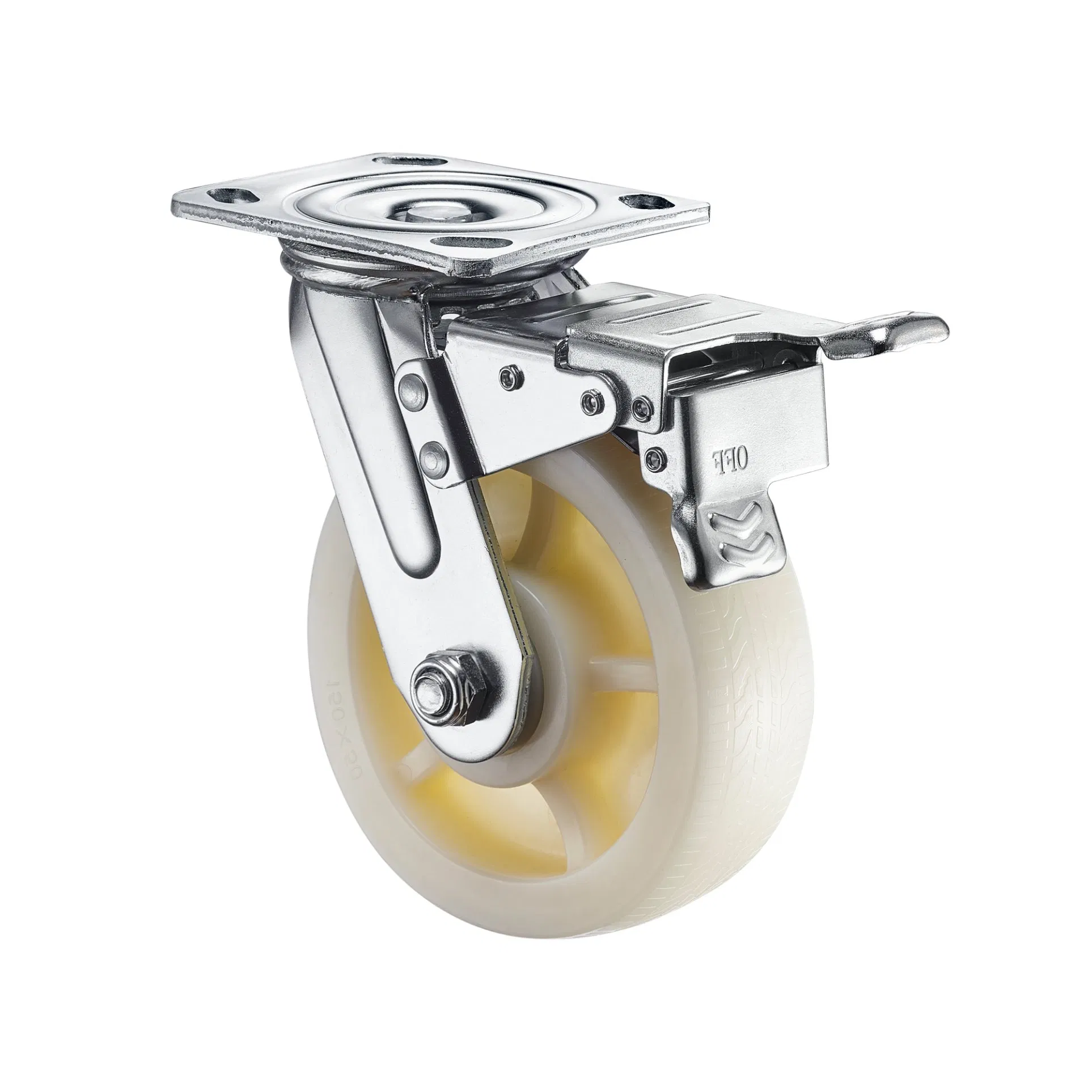 Durable 100mm to 200mm Polypropylene Caster Wheel Set