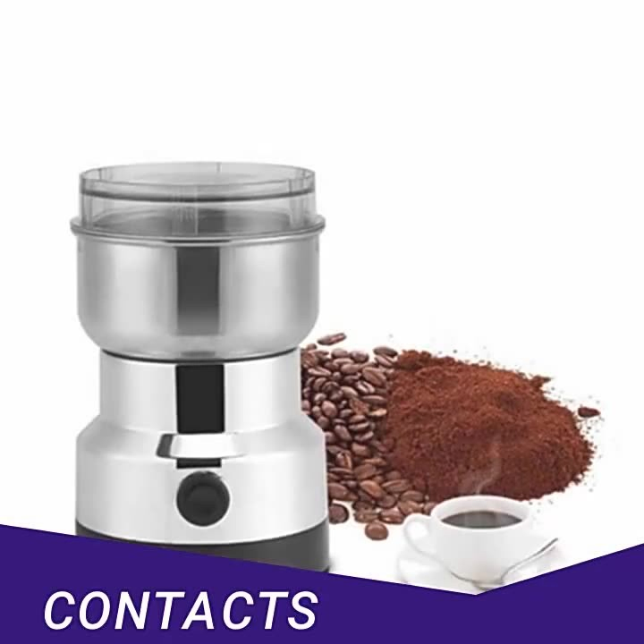 Electric Coffee Grinder Coffee Bean Grinder Electric Bean Grinder Small Mini Professional Stainless Steel Coffee Grinder Electric Herb Grinder for Sale
