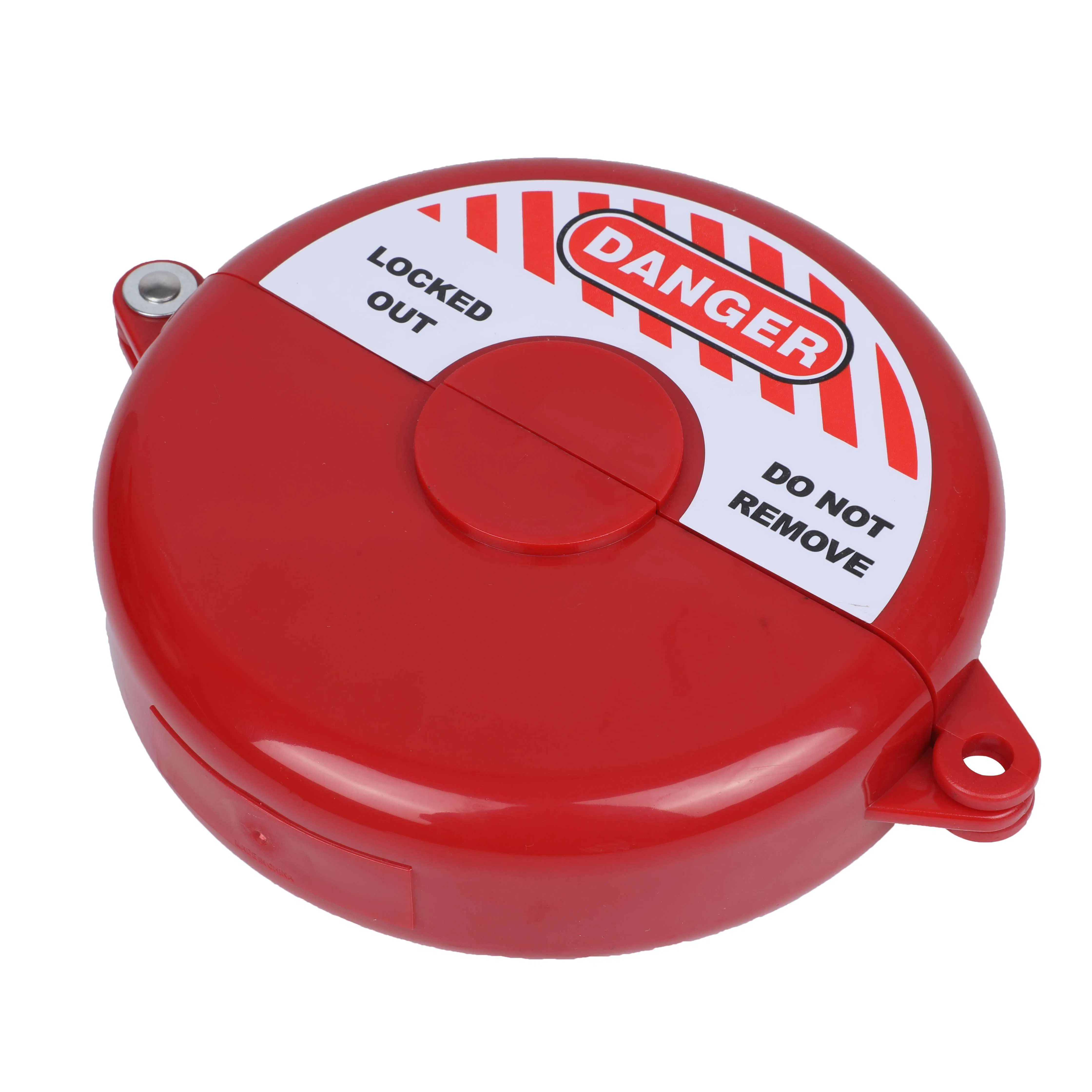 Heavy-Duty ABS Red Valve Lockout with Secure Padlock Hole