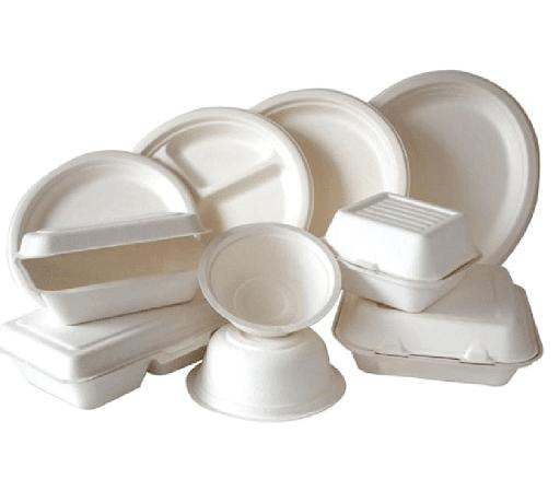 Compostable Sugarcane Bagasse Hamburger Burger Paper Container Take out Fast Food Packaging