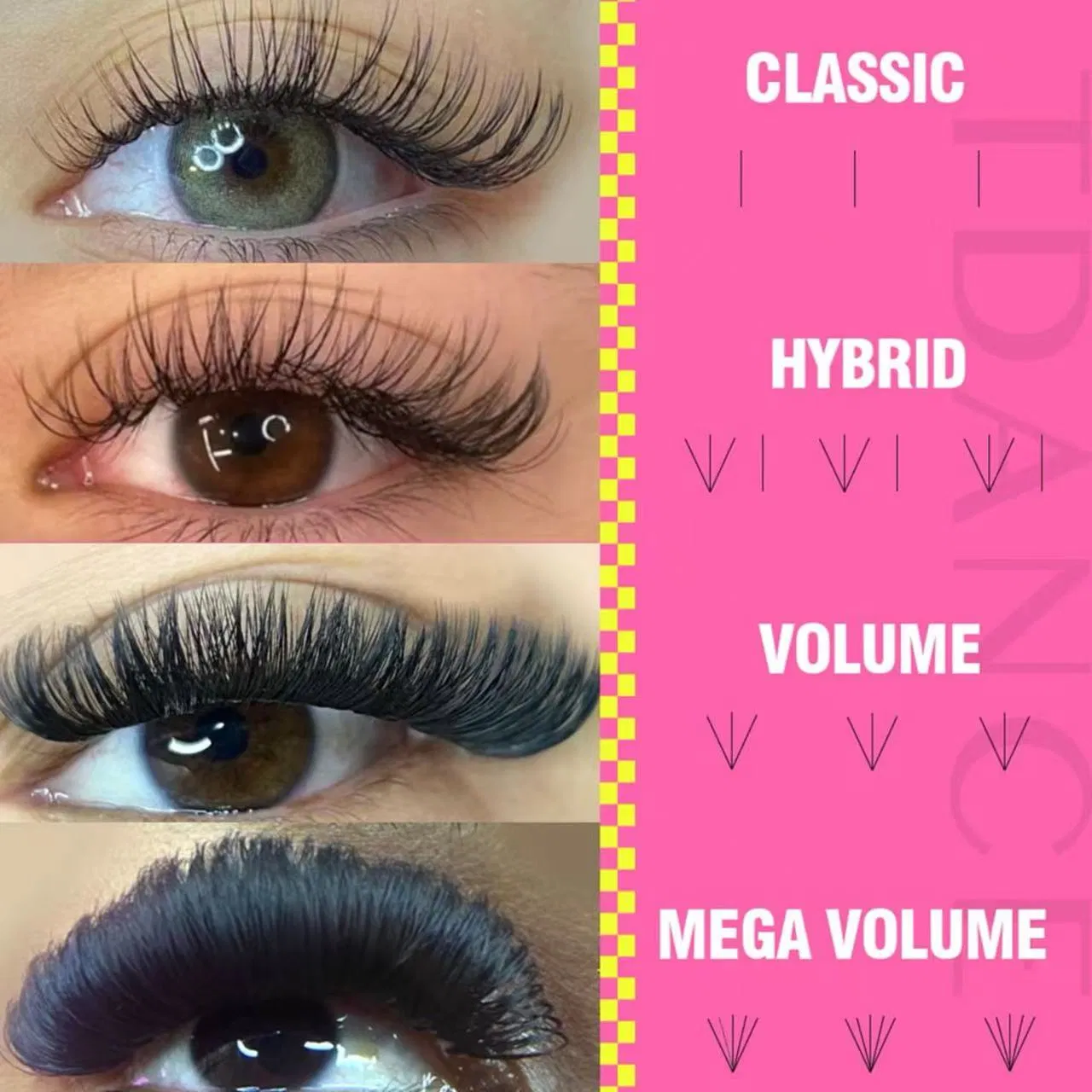 Lash Trays Custom Logo Soft Natural Wholesale Private Label Length 25mm Lash