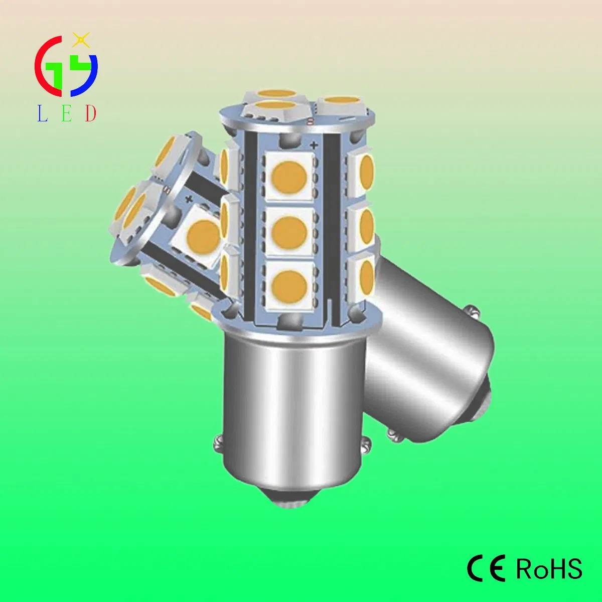 Светодиодные лампы 18SMD 5050 для авто: стоп-сигналы, поворотники