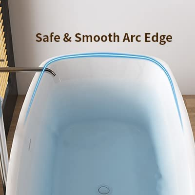 Акриловая ванна для двоих с гидромассажем и душем