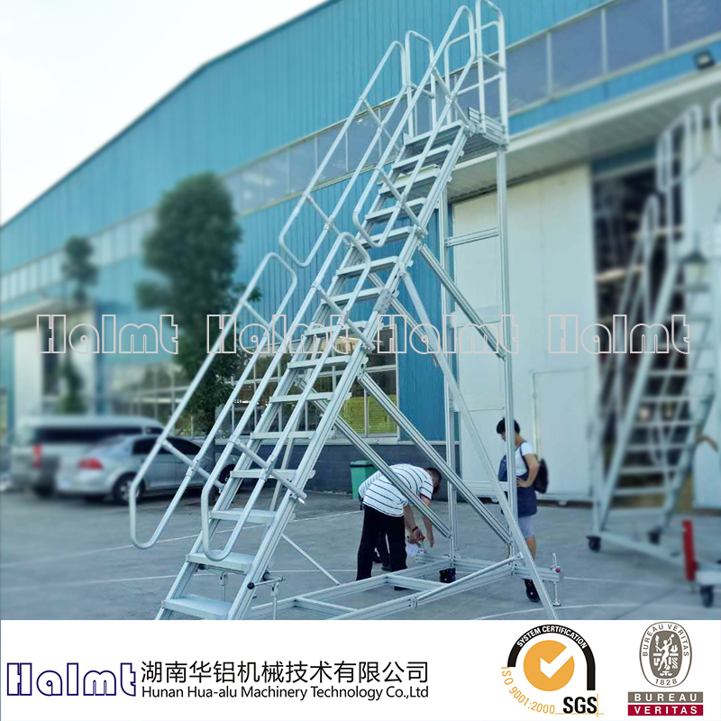 Aluminium Straight Step Ladders with Height 4m