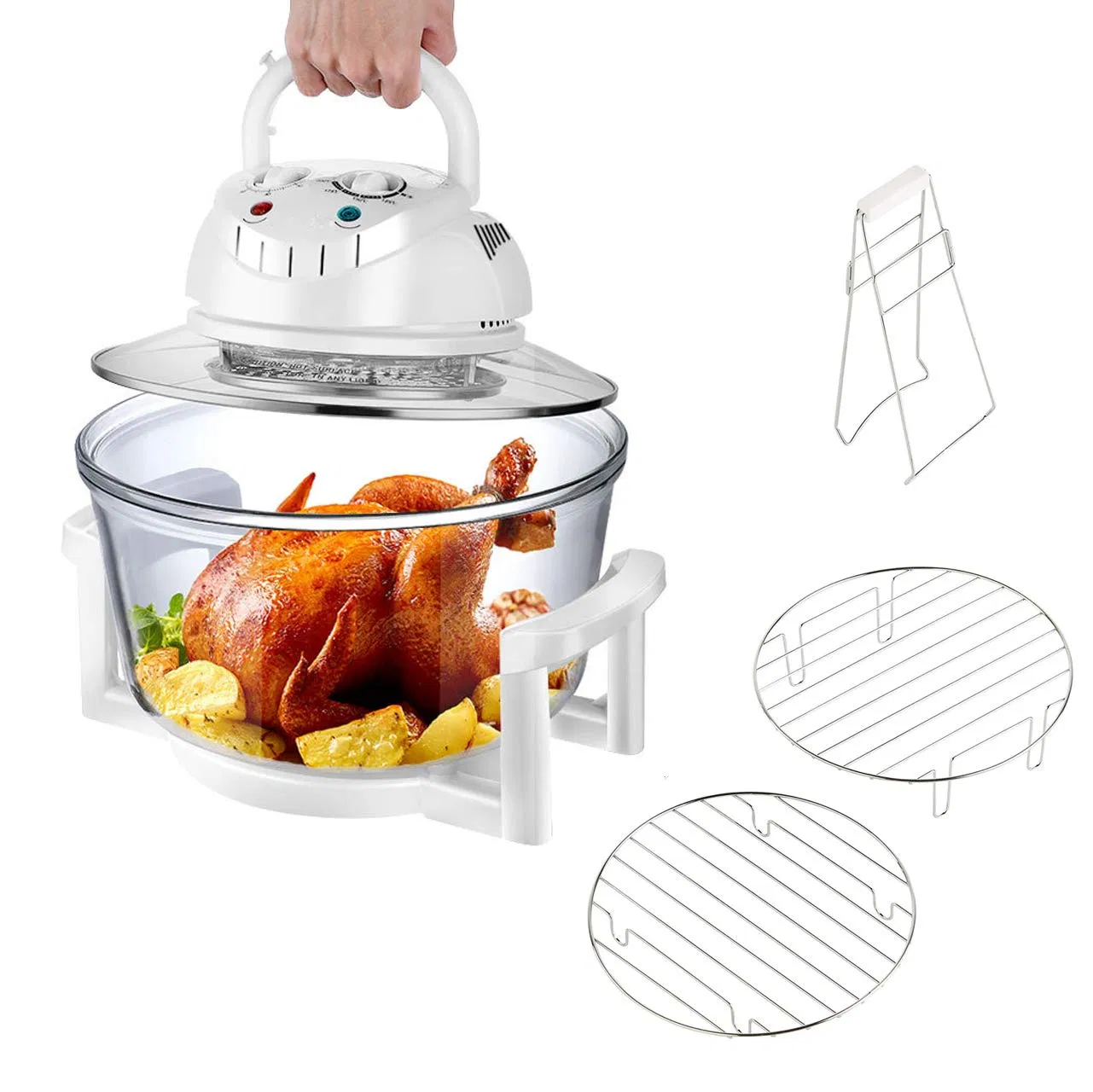 3in1 Electric Oven Halogen Oven Microwave Oven Air Fryer Oven Micro Oven Convection Oven 12 Litre Liter 12L 8 in 1 Halogen Oven Wholesale Price
