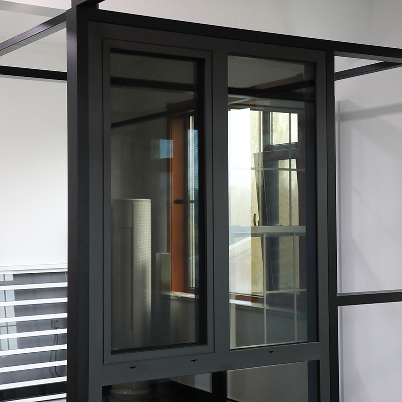 Double Tempered Glass Insulated Aluminium Tilt Turn Casement Window with Flyscreen