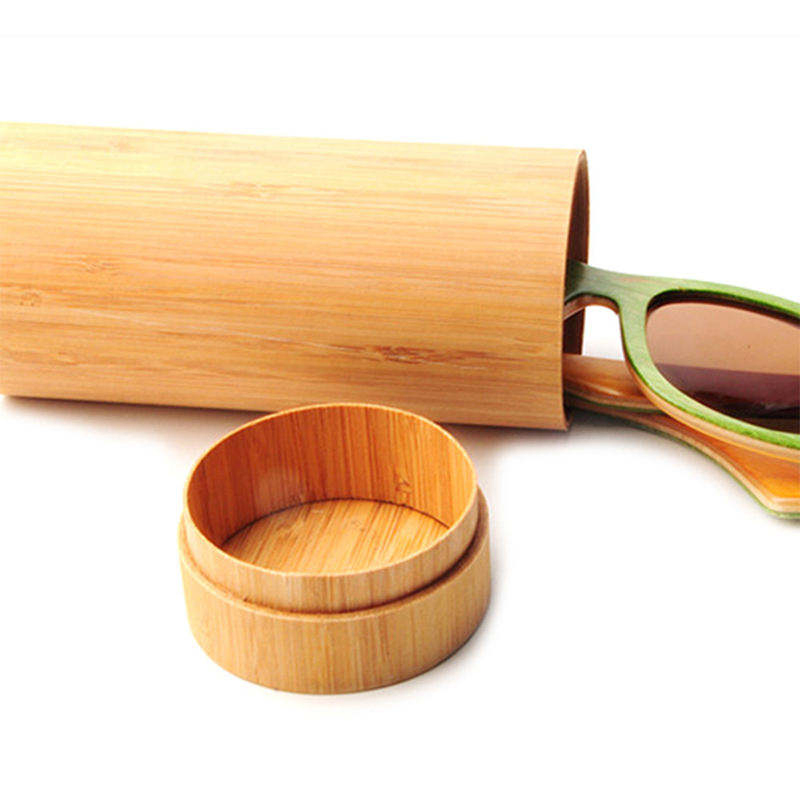 Hard Sunglasses Eyewear Eye Glasses Case Personalise Natural Materials Bamboo Cases for Sunglasses Eyewear Eye Glasses