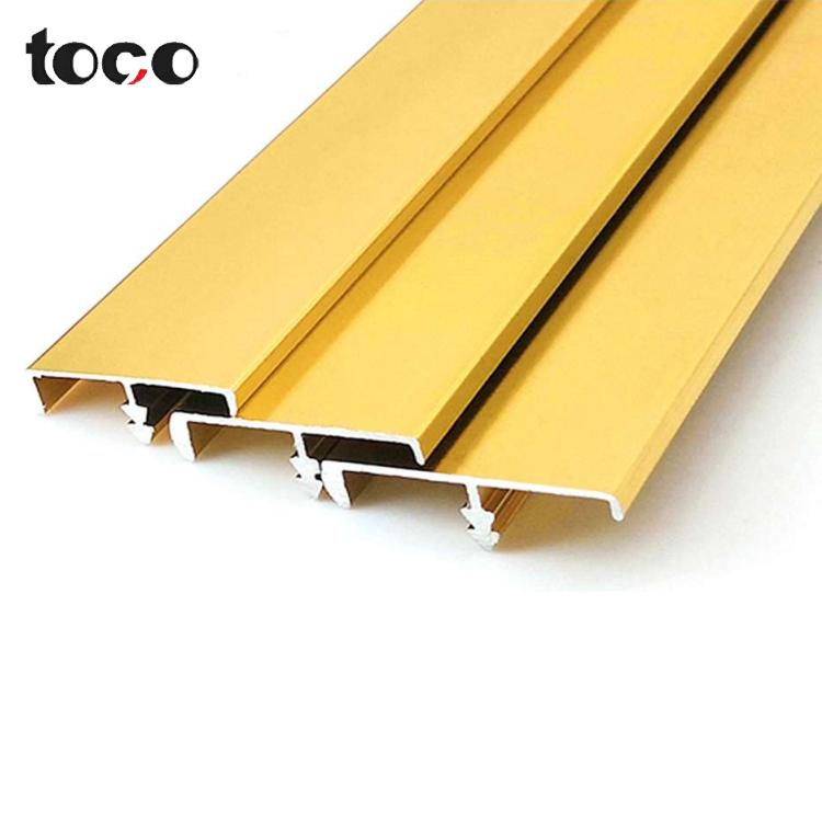 Durable Aluminum Edge Banding Profile Flooring Metal Tile Corner Trim