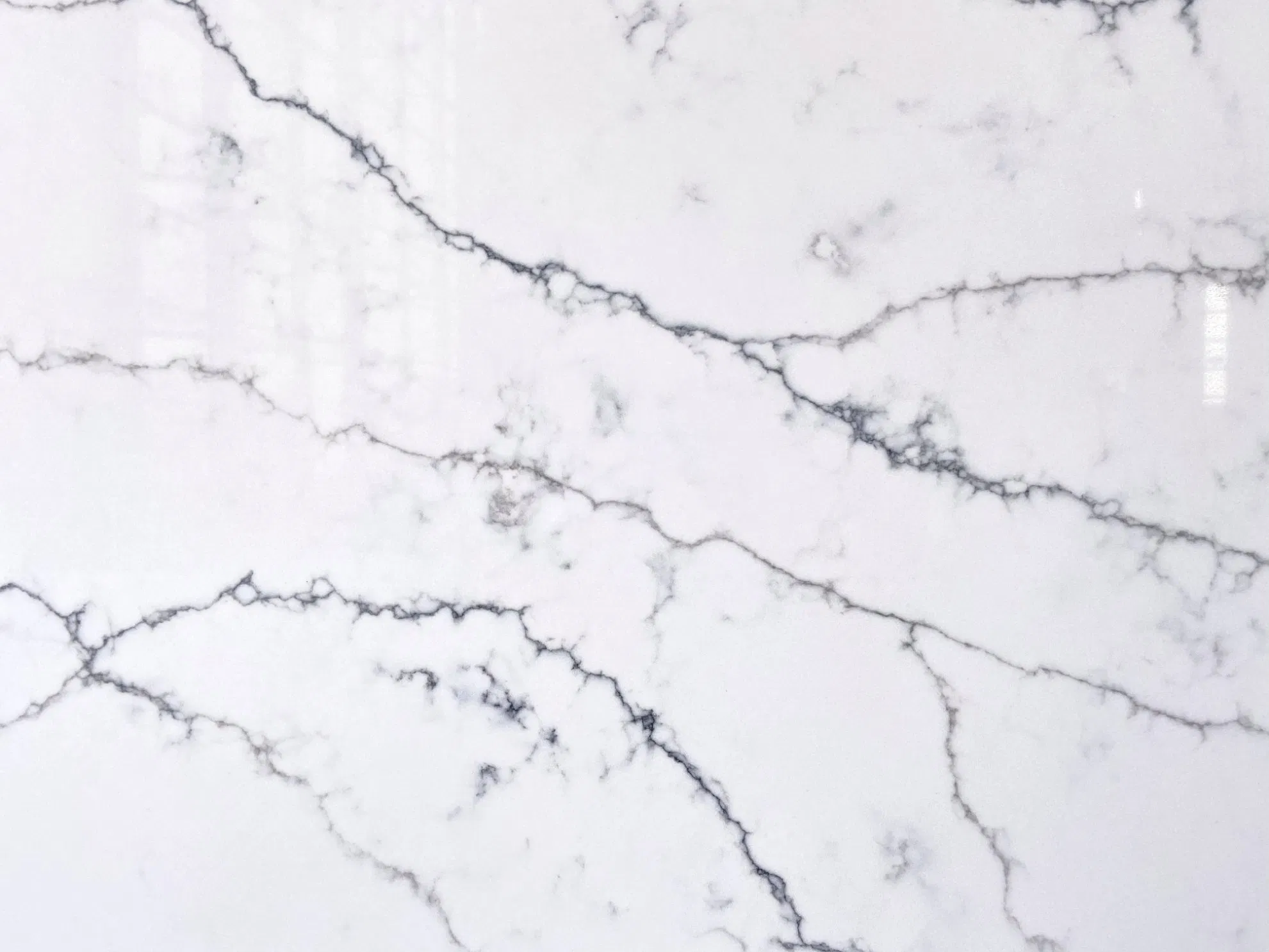 Artificial Engineered white grey blue vein marble looks Quartz Slabs for kitchen/bathroom/vanity Countertops