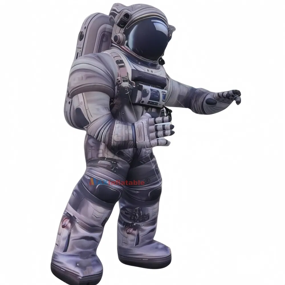 Inflatable Astronaut Spaceman Cartoon Character for Party Events with LED Blower