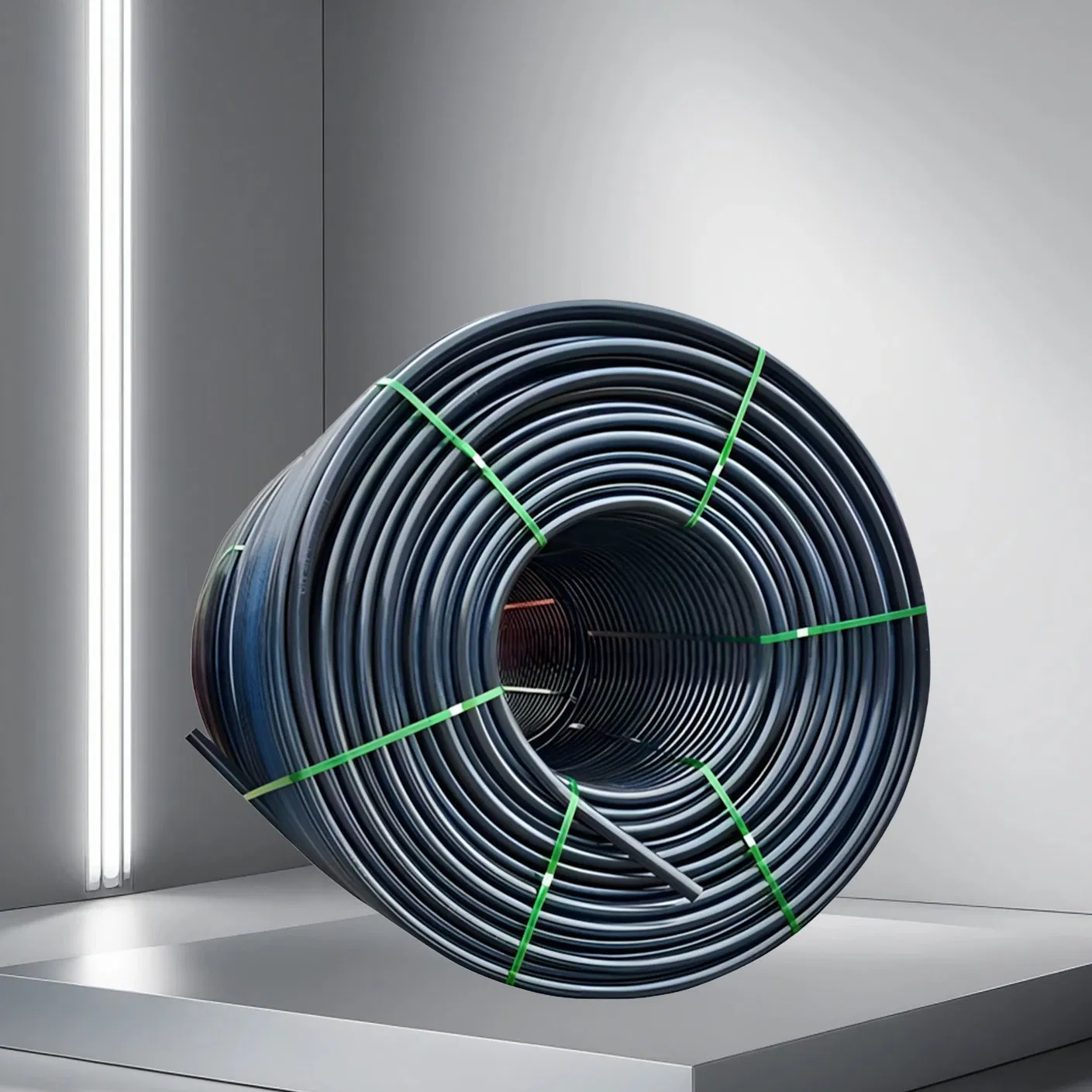 Heavy Gauge HDPE Pipe Impact Resistant for Basement Sump Drainage