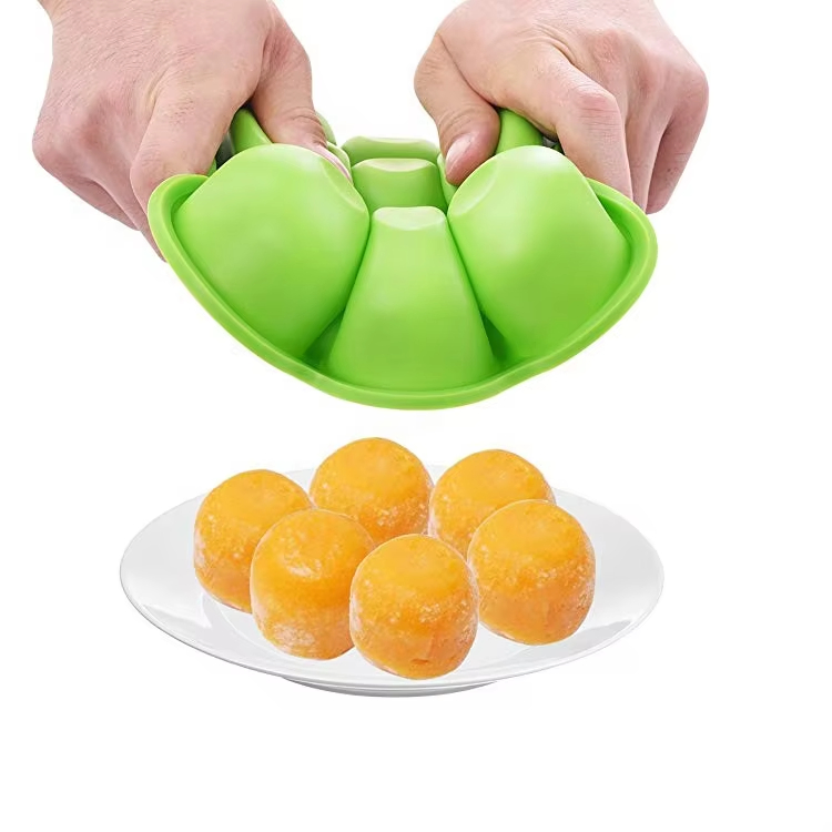 Pop Leakproof Multi Compartment Container Stackable Clamshell Baby Silicon Storage Food Container