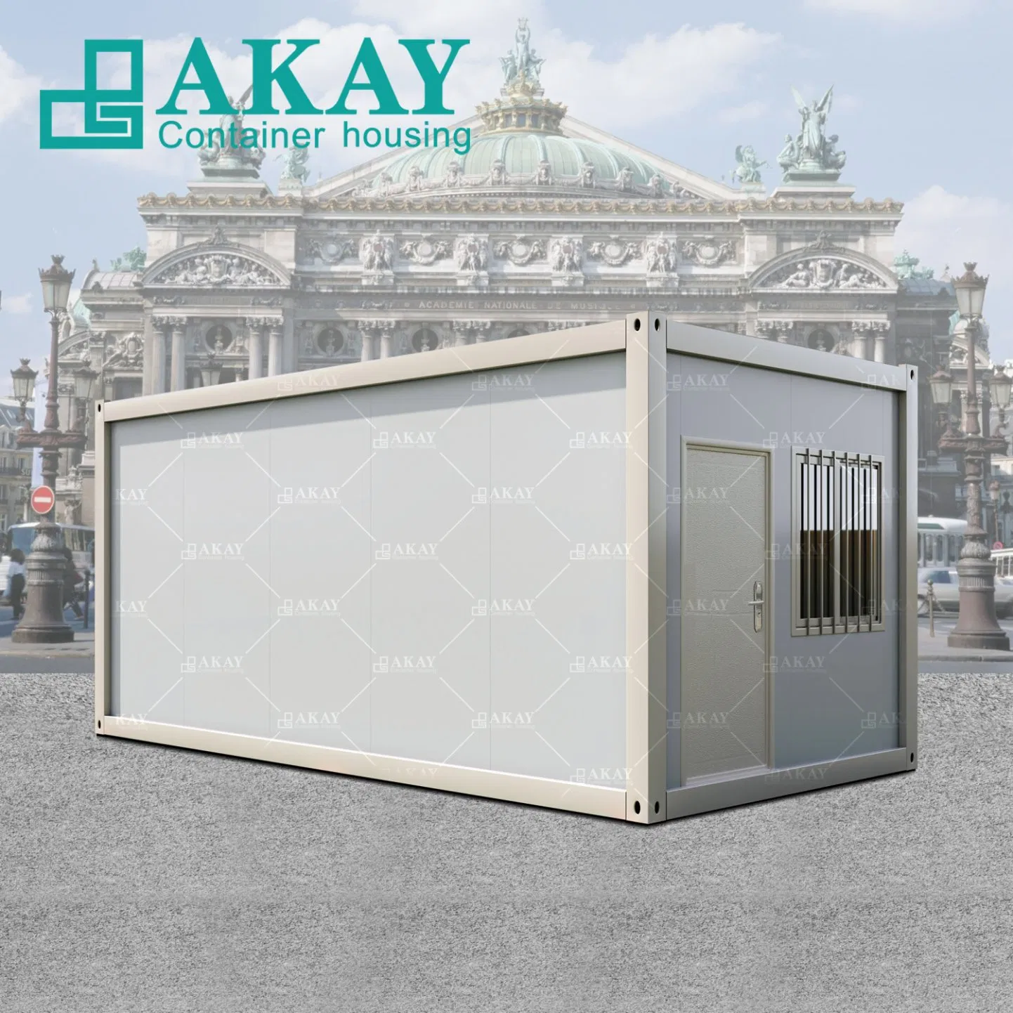 Modular Romania Steel Container House Australia for Sale Mobile Coffee Shop Prefabricated-Building