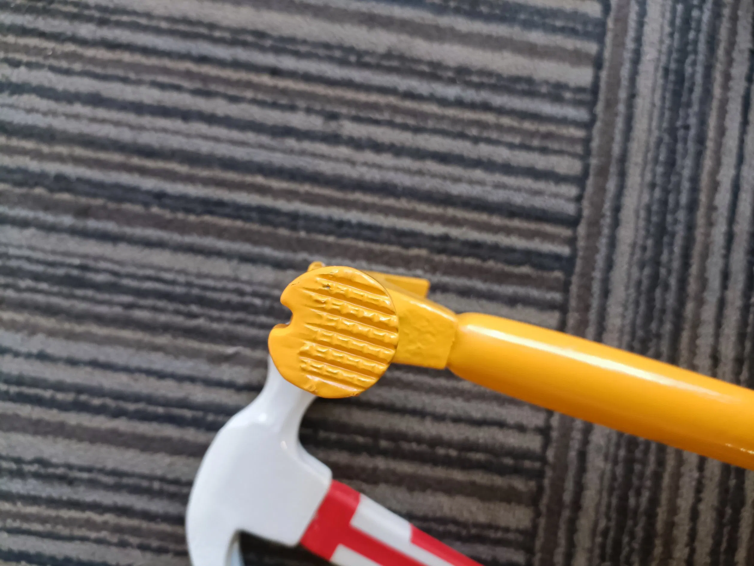 Construction Tools Hand Claw Hammer with Fiberglass Rubber Coated Handle Full Polished