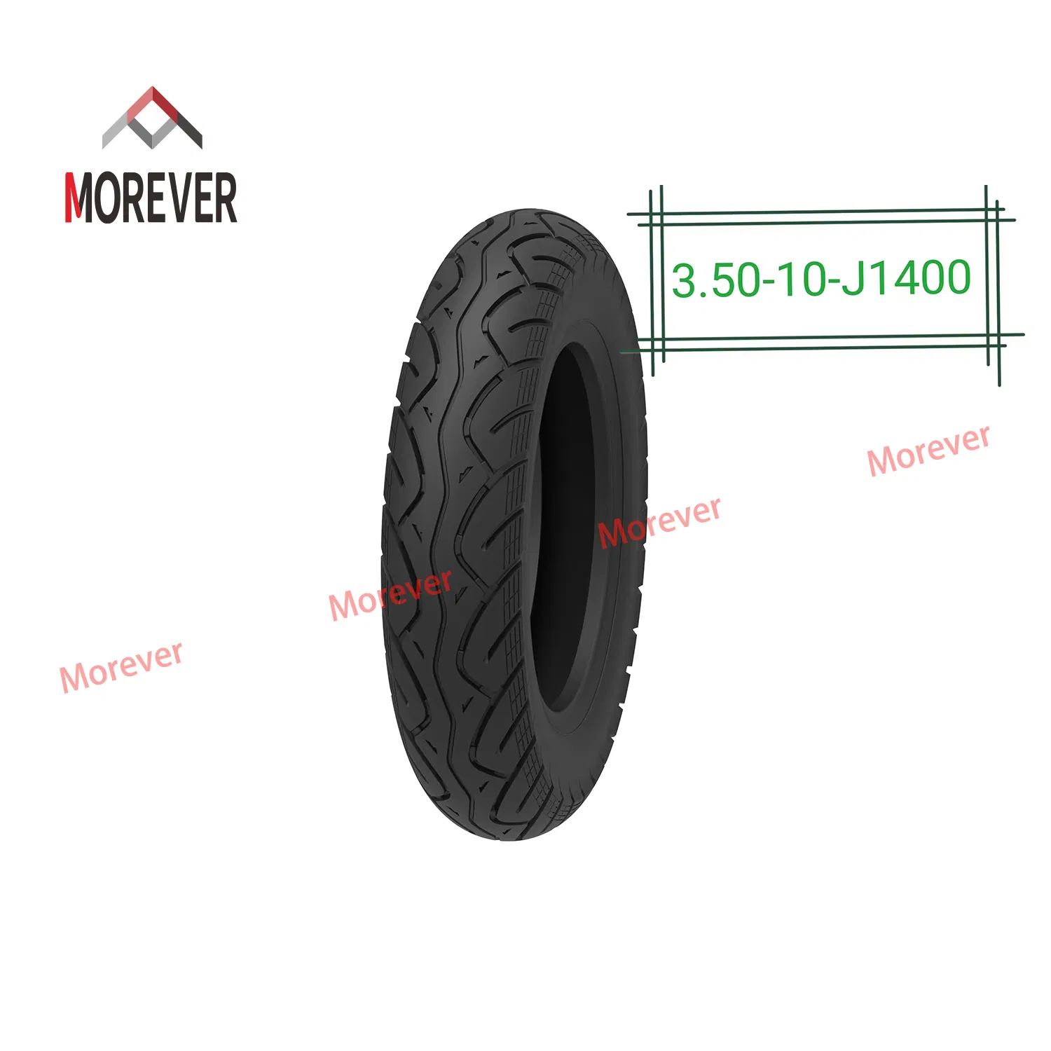 Мотошина бескамерная 3.50-10-J1400