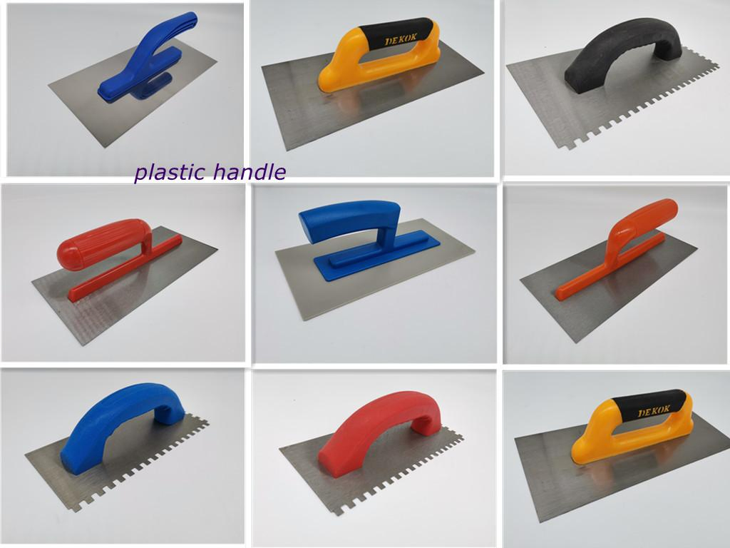 Wholesale Stainless Steel Plastering Trowel with Plastic Handle Bricklaying Trowel