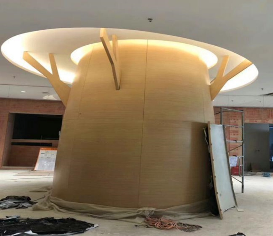 ODM OEM Aluminium Construction Profile Aluminum Cylindrical Decoration for Curtain Wall