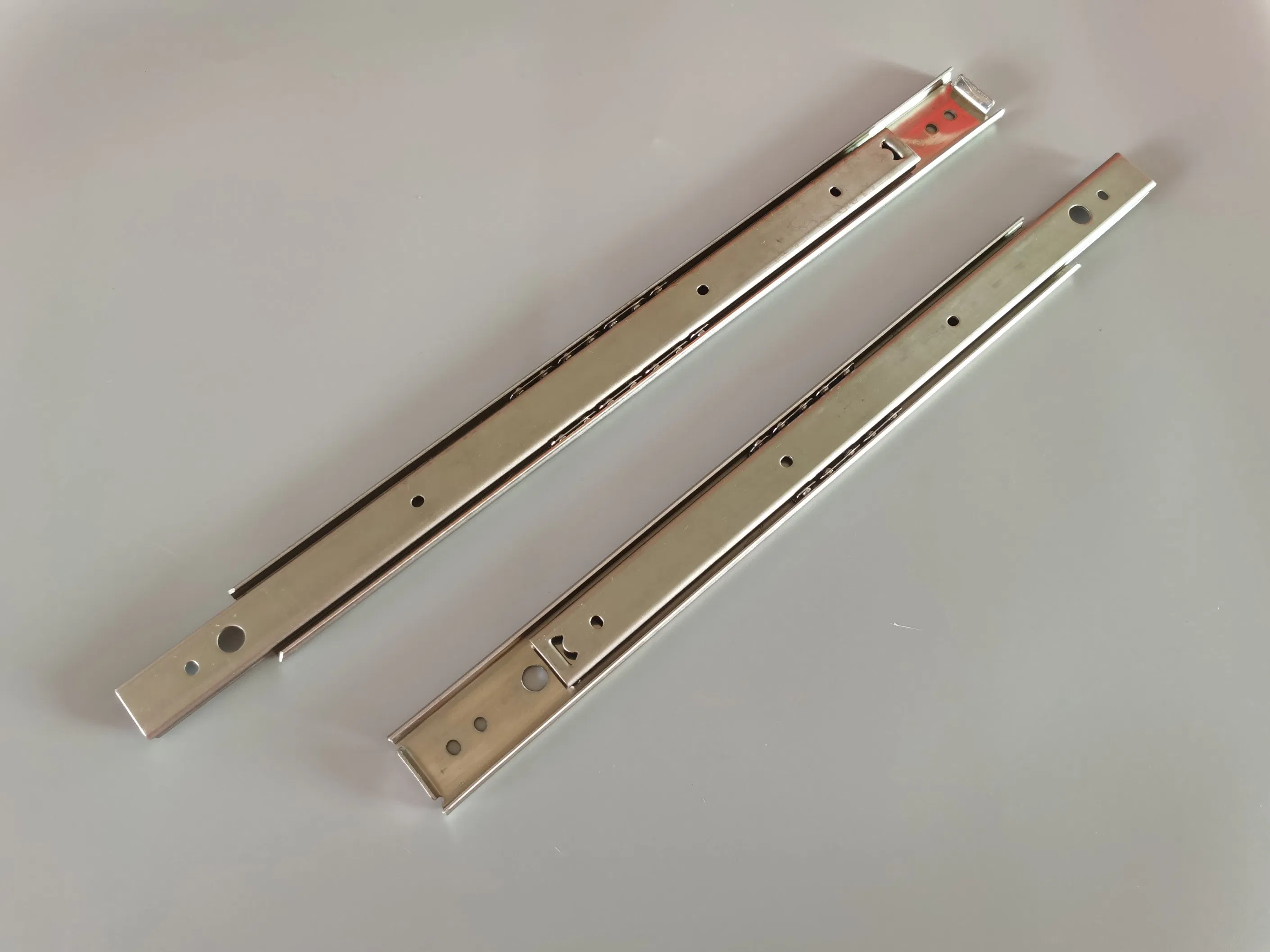 35mm Wide Two-Fold Half Extension 304 Stainless Steel Drawer Slide Rail