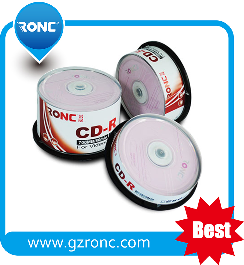 Чистые CD-R диски 52X 700MB 80min