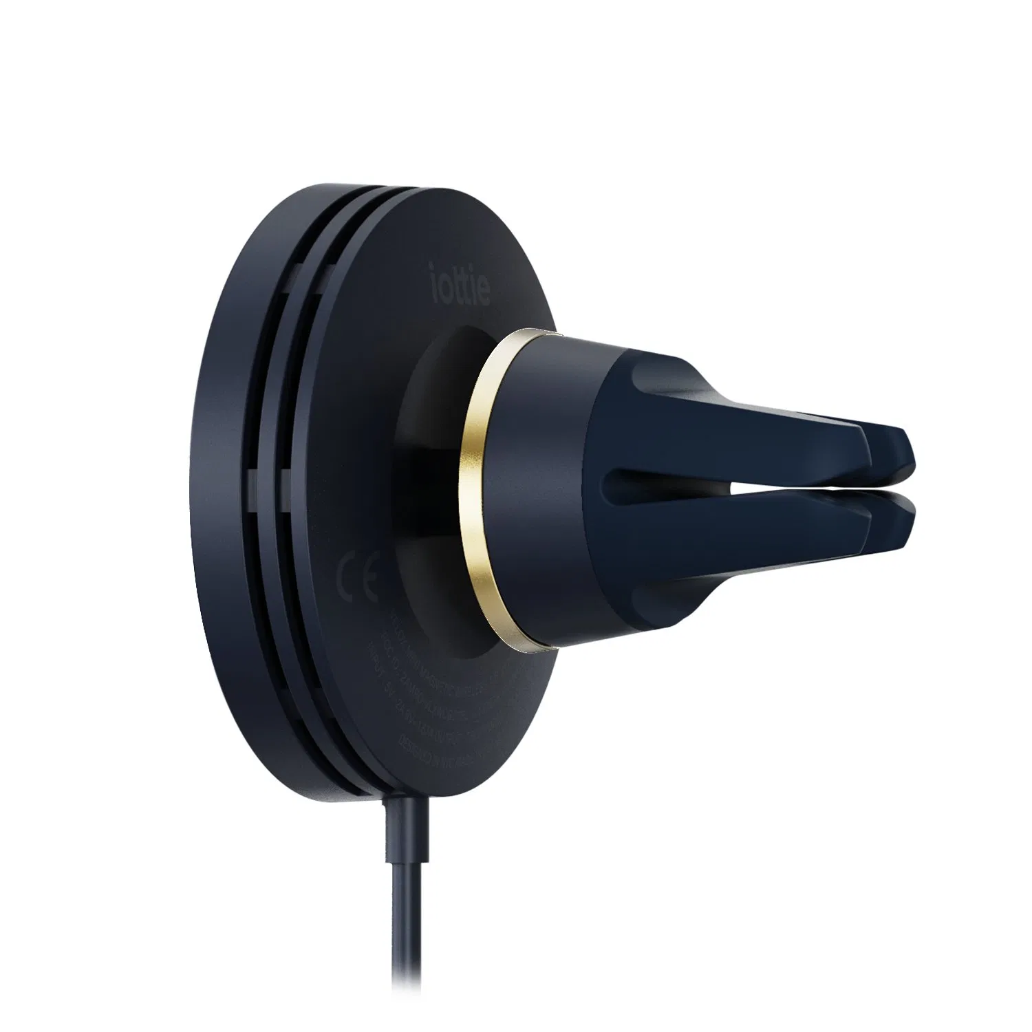 Магнитный держатель для телефона в машину, черно-белый