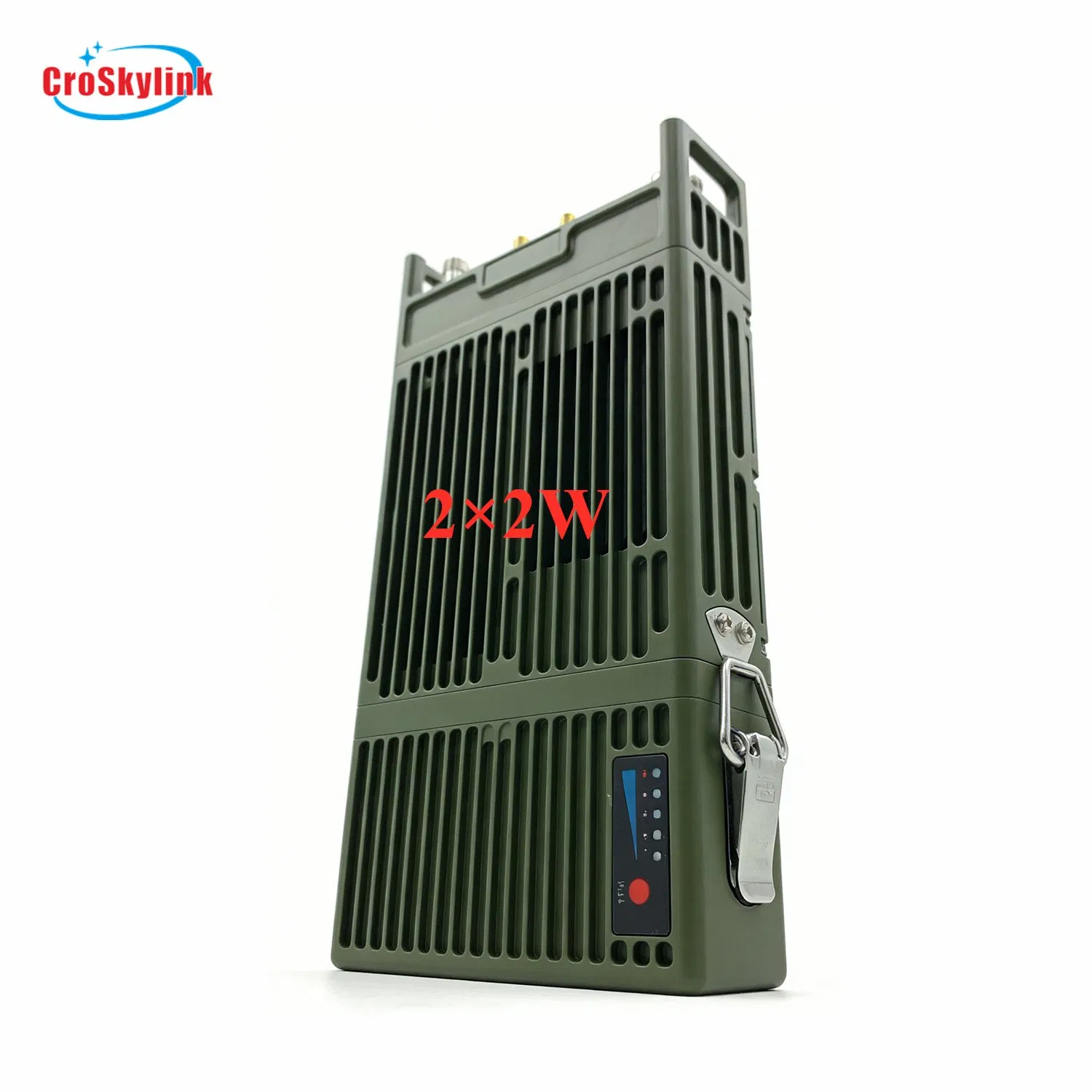 High Power 2X2w 36dBm 150km+ IP Mesh Radio Station for Long Range Tactical Communication