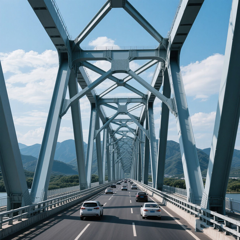 Modern Design Steel Structure Pedestrian Prefabricated Multi-Purpose Long Span Bailey Bridge