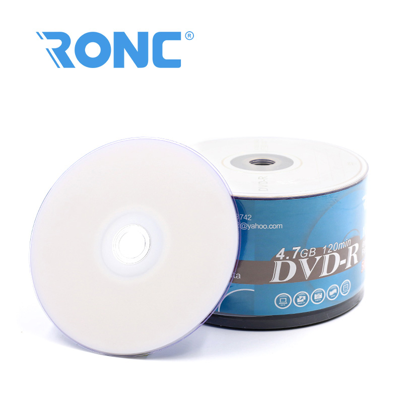 DVD-R 4.7GB для печати, 50 шт, низкий брак