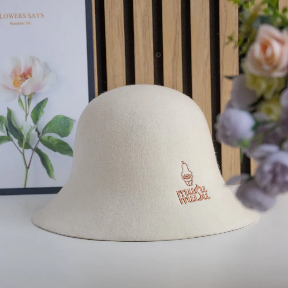 Direct-Manufacturer Wool Felt Sauna Cap - 2-3mm Thickness & Dye Options