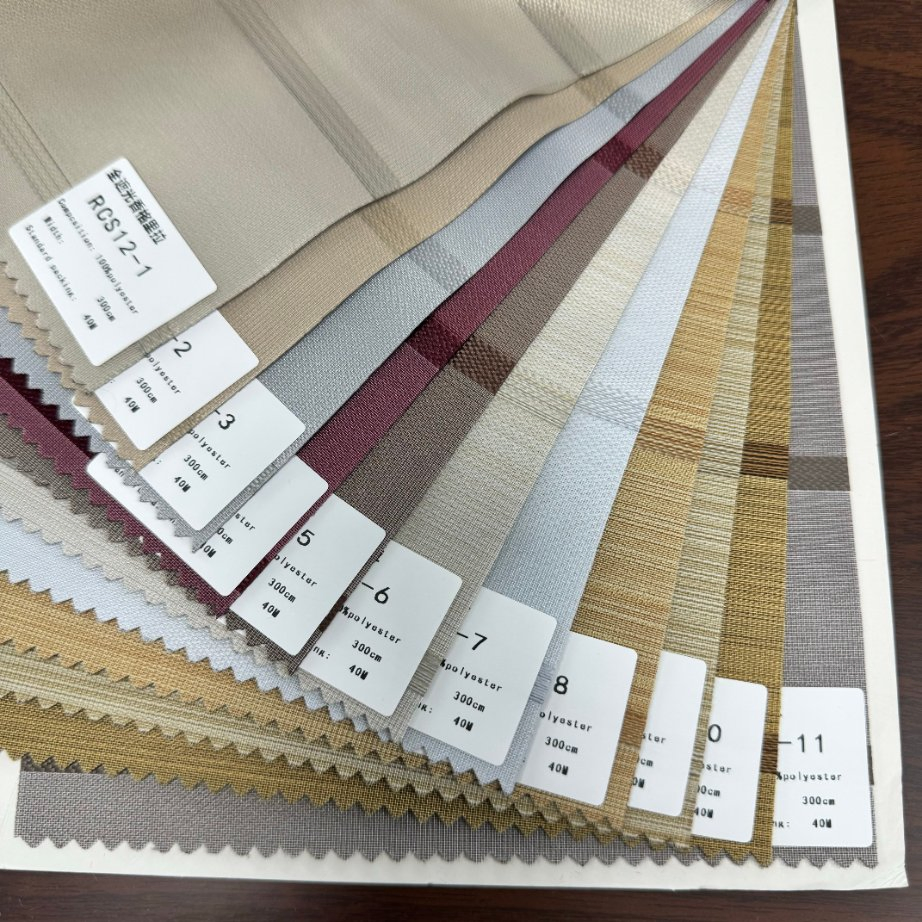 Motorized Wireless Switch Roller Blinds Shangri-La Shade Fabric