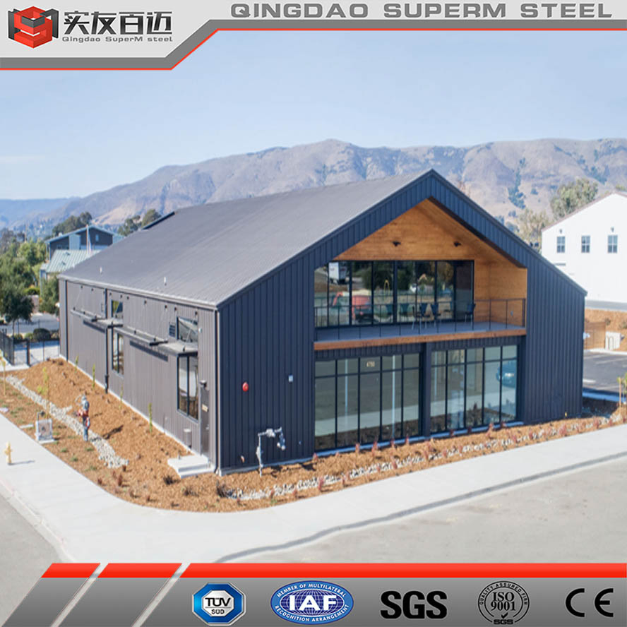 Prefab House Steel Structure Workshop Kits Prefabricated Metal Storage Warehouse Exhibation Building