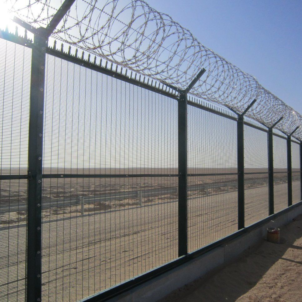 High Security Airport Fence 358 Anti Climb Security Fence for Welded Wire Mesh Fence