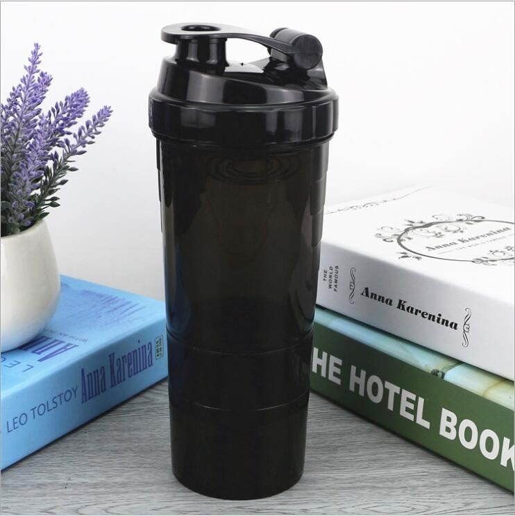 Протеиновый шейкер спортивный, пластиковый, с кастомизацией