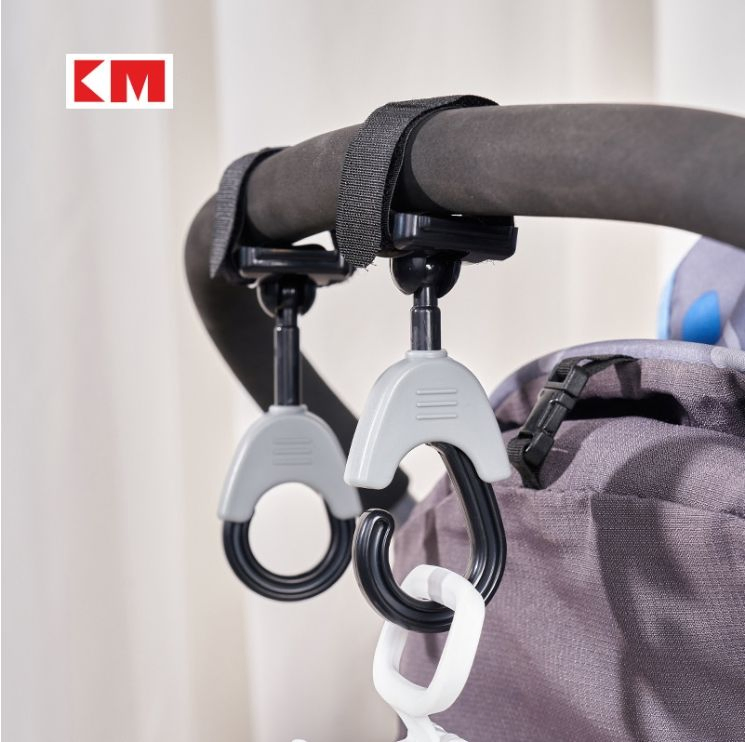 Km6219 Multi Purpose Stroller Hook Organizer Stroller Hanging Bag Crochet Diaper Bag