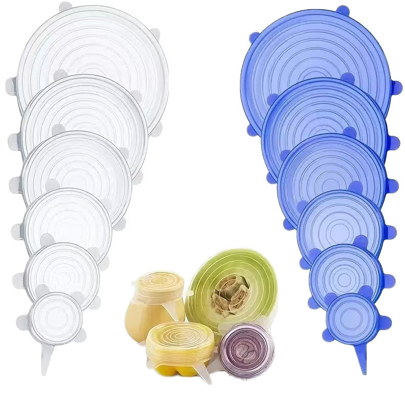 Силиконовая крышка-натяжка для контейнеров
