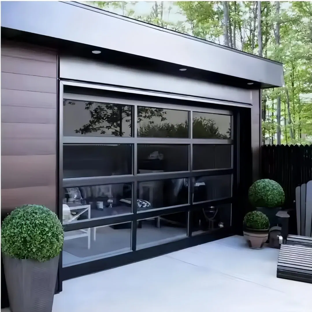 Automatic up Sliding Door Modern Villa Garage Gate with Aluminum Alloy