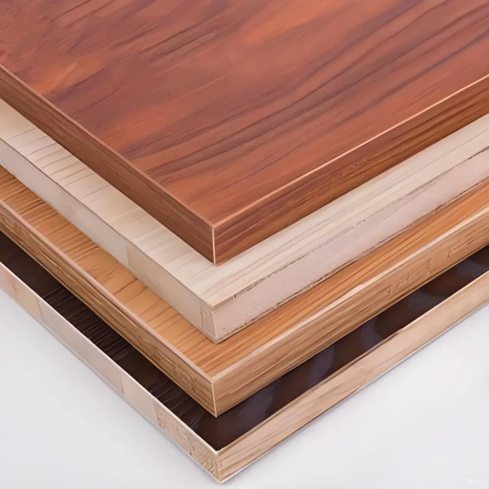 Melamine board with high appearance and durability