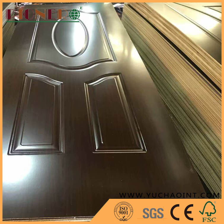 White / Wenge / Wood Veneer / Melamine Moulded HDF Door Skin