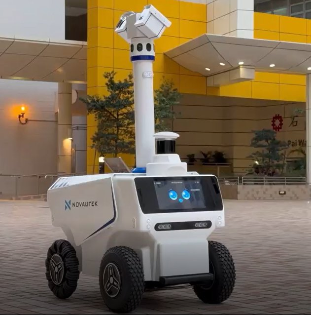 Autonomous Smart Security Ai Face Recognition Security Robot