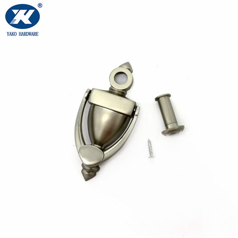 American Market Zinc Alloy Door Knocker with Door Viewer