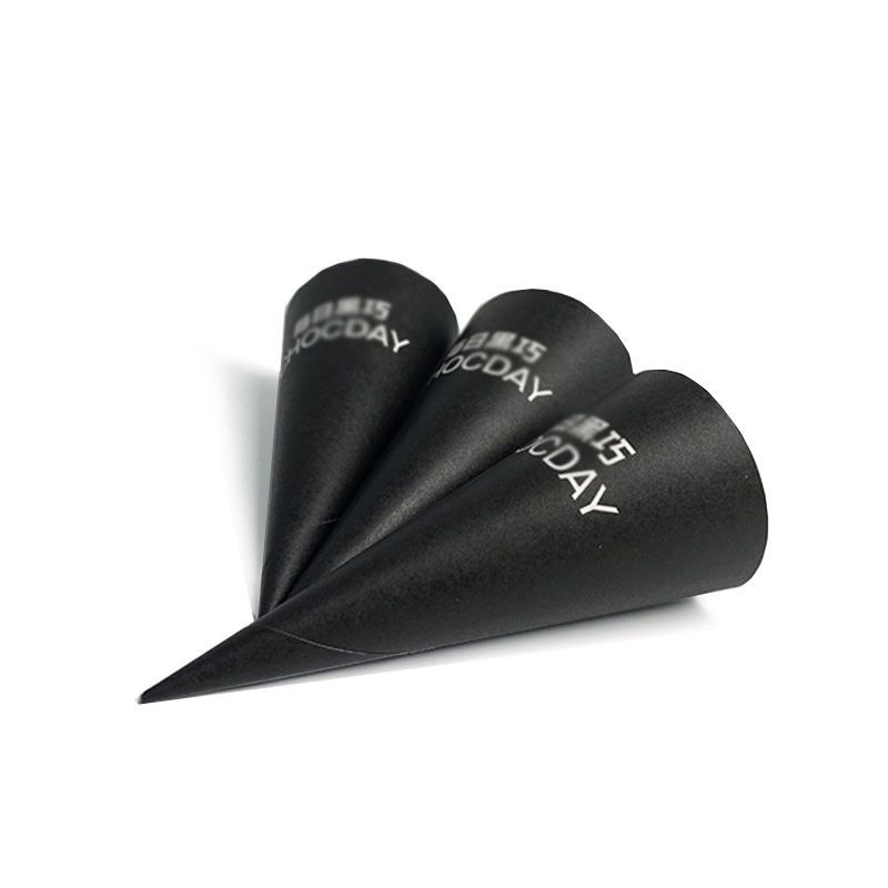 Ice Cream Paper Cone Paper Set Cone Small Packaging Paper Cone Custom