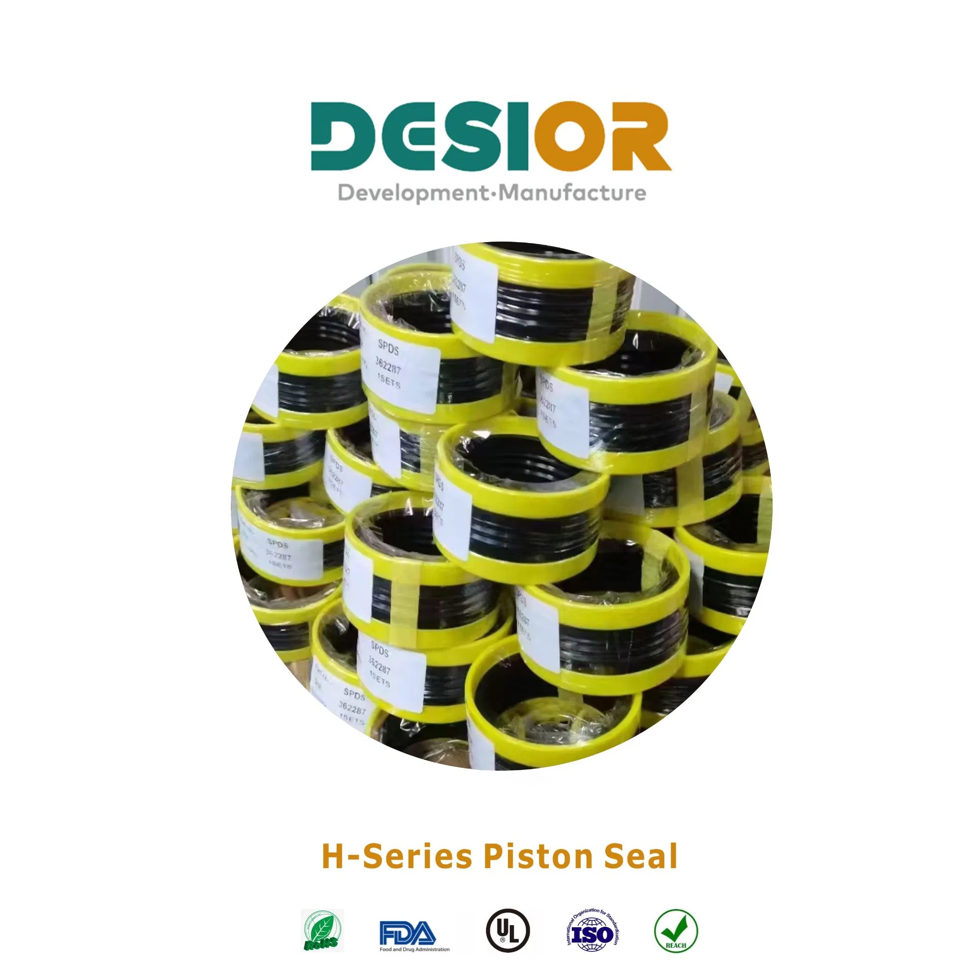 Customizable Durable Hydraulic Seals Piston Rod for High Precision Need/ Hydraulic Seal Kit/Sany Hydraulic Seal, Tpm/Kdas/Kgd/dBm/Zw/Zx/Zc/Zp...POM+NBR, PTFE