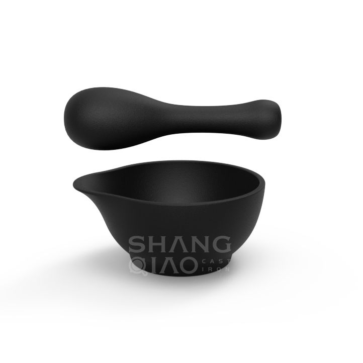 New Style Cast Iron Grinder for Spices Mortar and Pestle Set