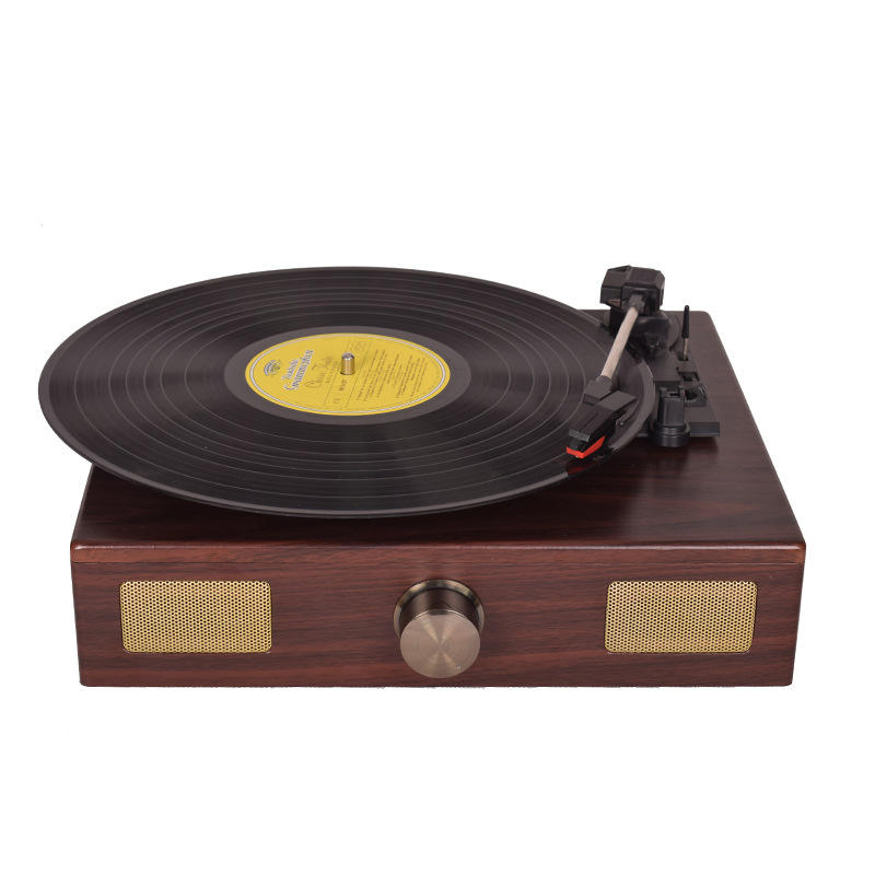 Ретро-проигрыватель винила с Bluetooth и встроенными колонками