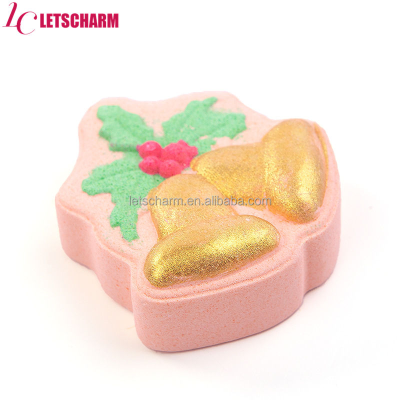 Ls081 OEM/ODM Private Label Christmas Bath Bombs - Festive Holiday Relaxation SPA Gift